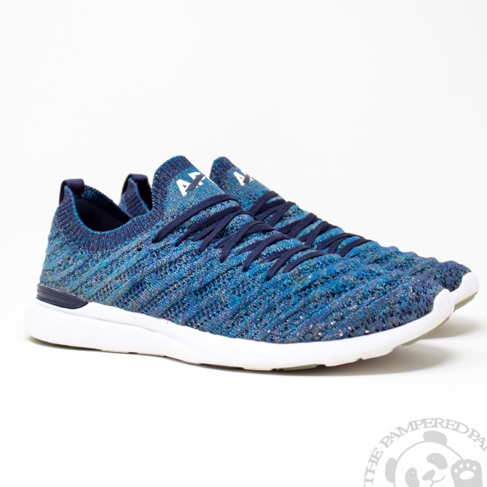 APL Techloom Wave Sneakers Ocean Blue Iridescent Running Size 11